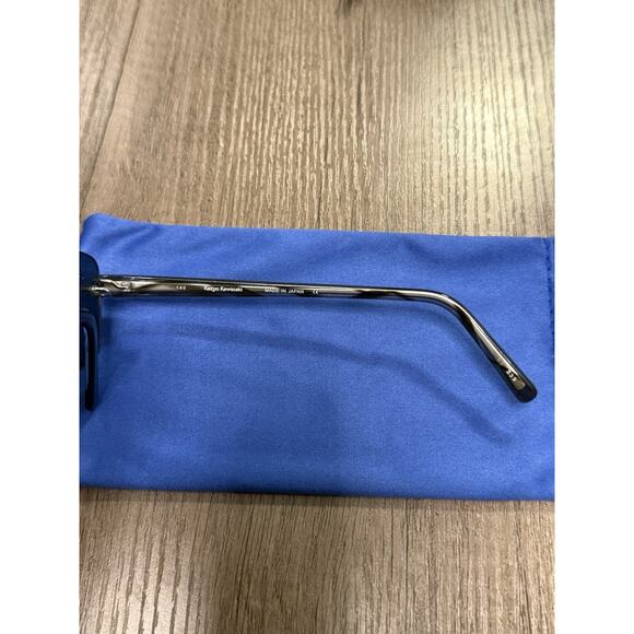 Kazuo Kawasaki MP 710 140 Rimless Eyeglasses Frames Color Black Japan - Picture 3 of 5